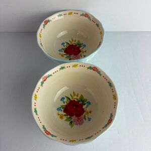 Pioneer Woman NWOT Sweet Rose Bowls Set of 2